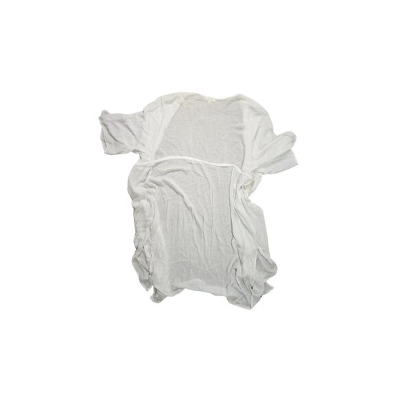 Kori America Women's White Linen Cover Up - Size Large - Picture 5 of 5